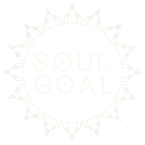 Auringon muotoinen logo, jossa lukee Soulgoal